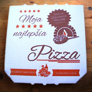 pizza krabica s potlačou vzor 4