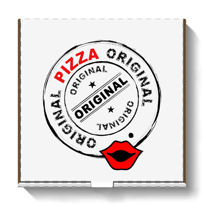 pizza krabica s potlačou vzor 11